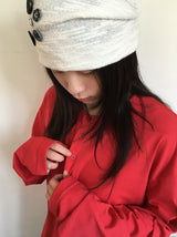 フルールビンテージボタンビーニー