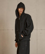 Crusades hood zip _ Black 