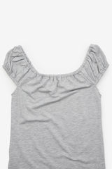 ブルーミングパフスリムTシャツ