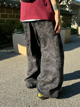Camoufalge Carpenter Balloon Pants 2C