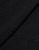 ボタン コントラスト オフショルダー(BLACK)