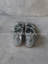 Enamel Cubic Merijane Flat Shoes