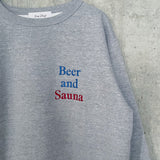OneDrop Beer and Sauna 刺繍logo sweat