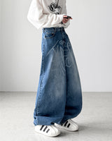 Kuma Lettering Balloon Denim