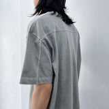 クラウド グレー リラックスド Tシャツ