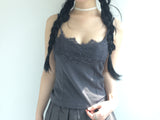 soft lace sleeveless shirt