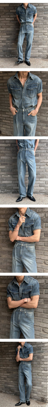 [SET UP 가능] クールエバーベルトストレートパンツ(3color)