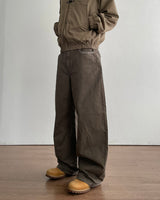 Spark Embroidery Dyed Pants
