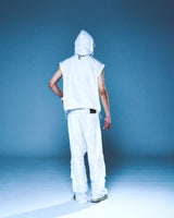 TUKED BAGGY PANTS (WHITE)