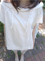 bolt hood tee