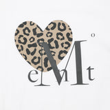 SIERRA LEOPARD HEART ONE SHOULDER T (2Color)