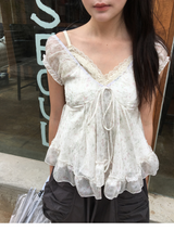 Roman Chiffon Blouse (2color)