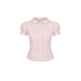 Classic Lace Blouse - PINK