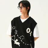[UNISEX]Star OF Knit Vest