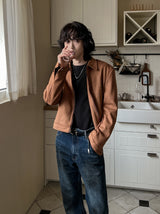 Clun Epaulette Suede Jacket