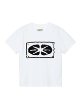 Star Logo Nail 1/2 T-Shirt Small Fit White