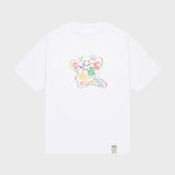[UNISEX] Rainbow Big Cloud Bear Smile Short Sleeve T-shirt