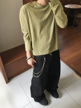 Stain Non-Fade Flare Denim Pants 2C