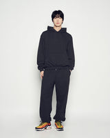 25FW DOUBLE LINE HOODIE BLACK