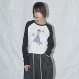 Pony Star Long Sleeve (Black) F25QB095