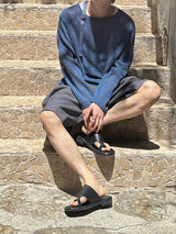 Pleddy Bermuda Tuck Half Slacks (3color)