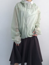 Light touch cropped hooded jacket