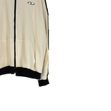  waffle track zip-up
