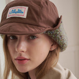 スプリンクルテディリバーサイドトルーパーハット(Brown)