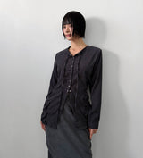SHIRRING LONG SKIRT