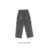 Monster Air Cargo Denim Pants 3C