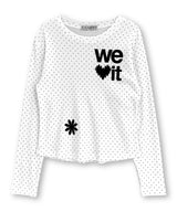 We Love It Graphic Dot Long Sleeve_Ivory