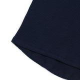 Crew neck s/s waffle tee/deep-navy