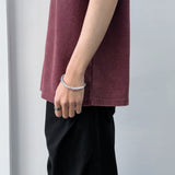 ウォッシュドハーフジップポロTシャツ