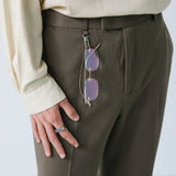2way hidden extend bootcut slacks brown