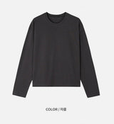 [F/W] Essential crop long sleeves(5color)