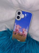 Furry Friends airpods case_Cow