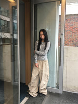ステイヴィンテージヘンリーネック長袖Tシャツ (3c)