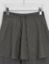 Pisont Dot Layered Skirt Pants