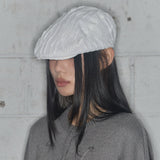 LACE BANDING HUNTING CAP (WHITE) F25QE996