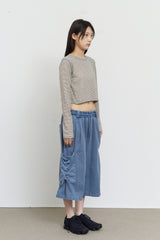 (W) Vacant Striped Top