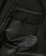 87-STAN024 [Vegan Leather] マルチポケットレザーベスト