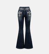 Cross point denim