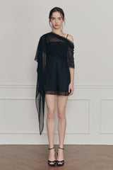 DREAMY SCARF black