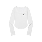 MARIEL SQUARE NECK CROP T (6Color)