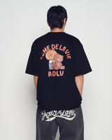 26SS BEAR DOLL HUG BROWN LINE FRIENDS SHORT SLEEVE T-SHIRT