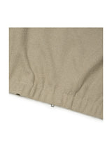 (BASE) MONO KNIT ZIP UP (BEIGE)