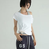 [Conir] ボートネック ラグラン 半袖 Tシャツ 3カラー