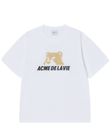 25FW AC ベアグリッターフェイス半袖Tシャツ