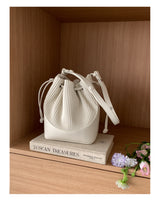 Natural Canvas Shirred Pouch Bag - A Drawstring Bag with a Unique Vibe