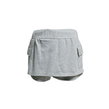 (2color) Mini Cargo Skort